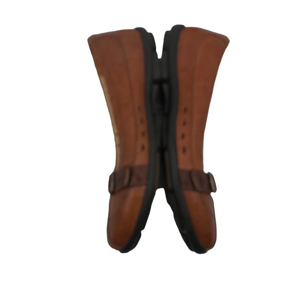 Clarks Brown Unstructured Leather Flats Size 7 Women's - Picture 6 of 9